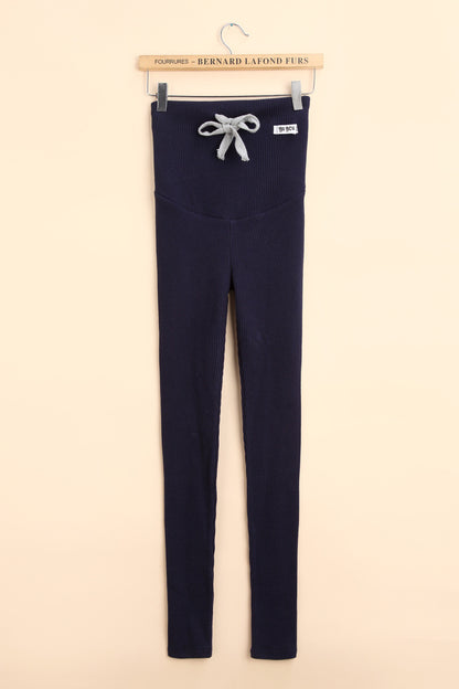 Pregnant Women Fashion Casual Belly Threaded Leggings