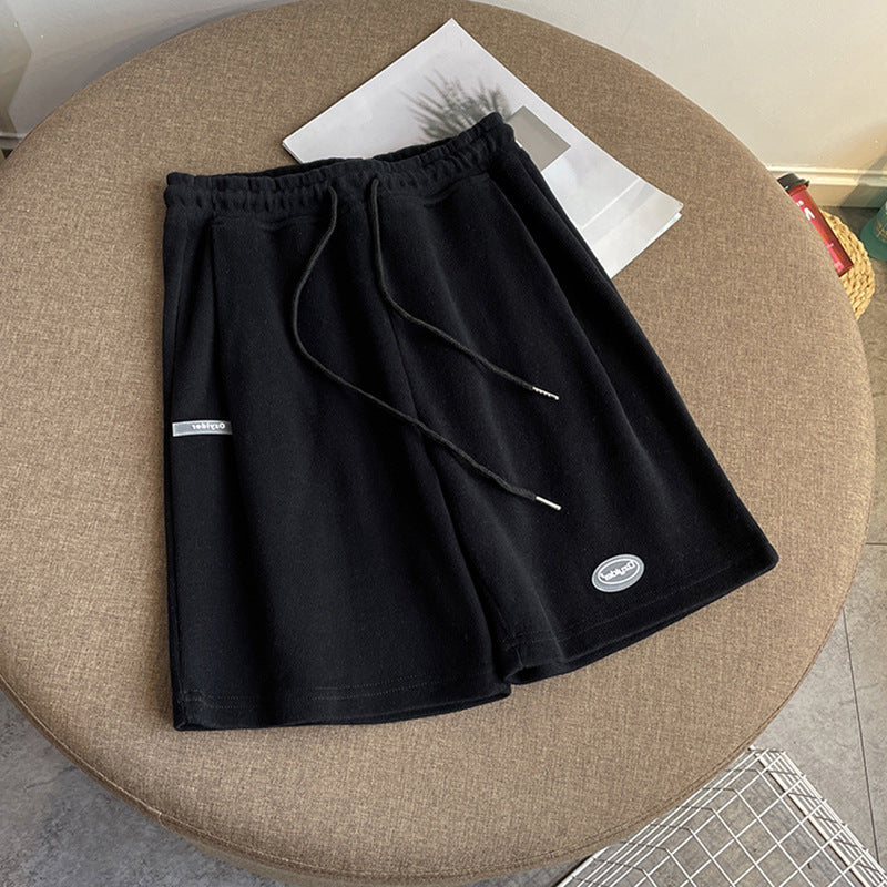 Summer Women Casual Loose Drawstring High Waist Shorts