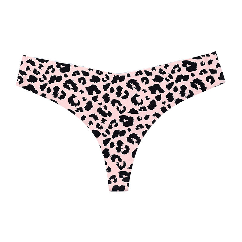 Braguitas deportivas informales de secado rápido y transpirables con estampado de leopardo para mujer