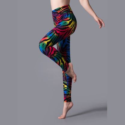 Women Casual High Waist Leopard Print Skinny Leggings