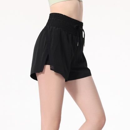 Pantalones cortos deportivos casuales de color sólido para mujer
