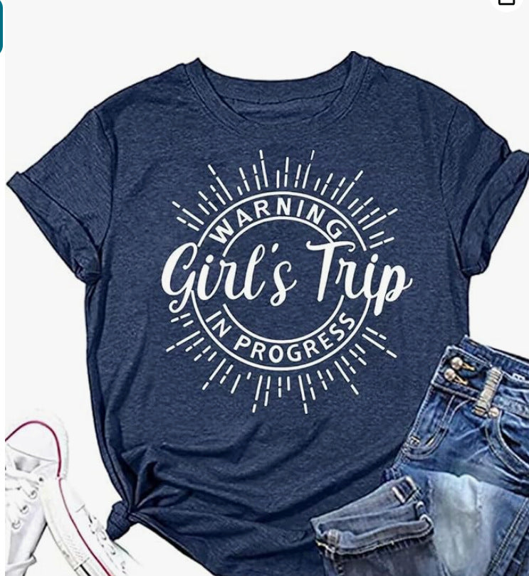 Camiseta informal de manga corta con cuello redondo y estampado de hojas de arce para mujer