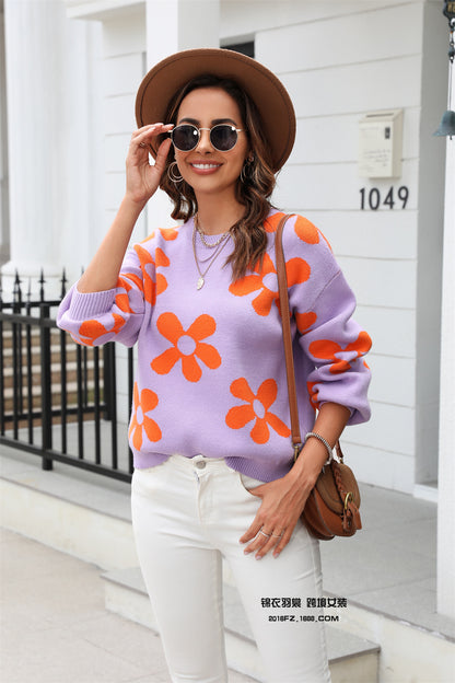 Women Casual Autumn And Winter Knitted Sweater