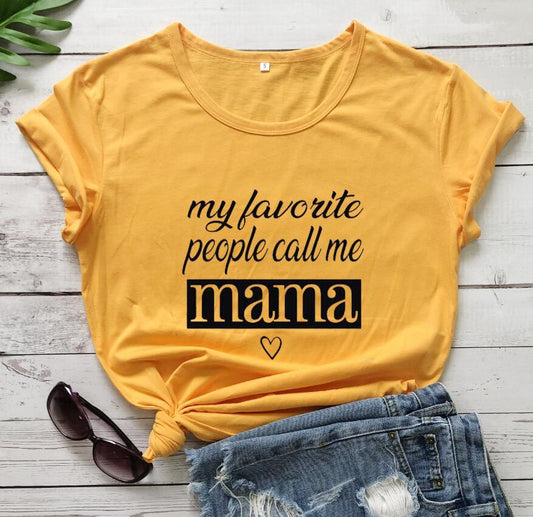 Camiseta informal de cuello redondo y manga corta para mujer con estampado de letras y eslogan