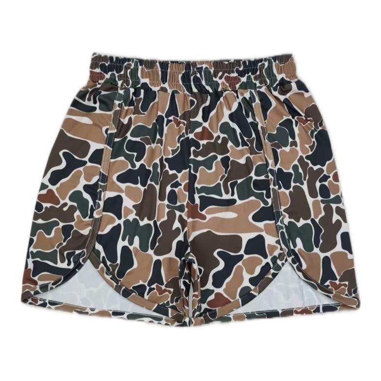 Women Fashion Casual Digital Printing Camouflage Shorts