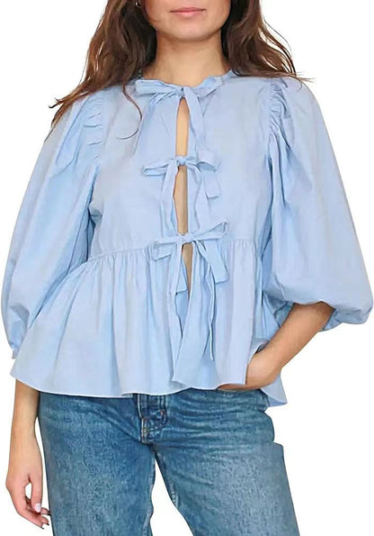 Blusas casuales dulces con tirantes y rayas para mujer