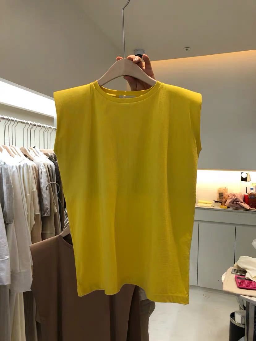 Summer Women Casual Solid Color Sleeveless Round Neck Tank Top