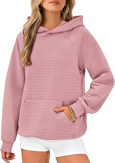 Autumn Winter Women Fashion Casual Solid Color Pocket Long Sleeve Hoodies