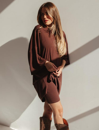 Casual Fashion Women Solid Color Loose T-Shirt And Shorts Set
