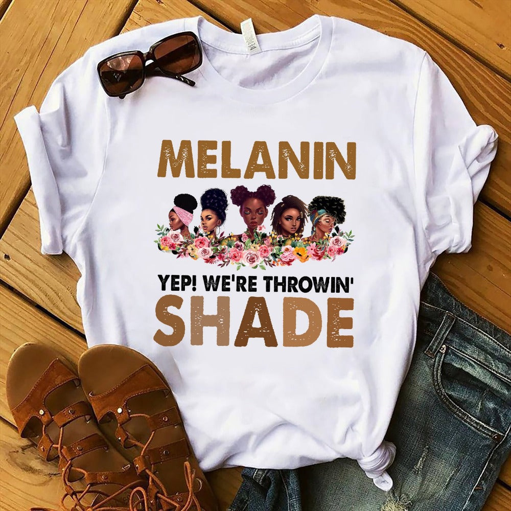 Camiseta informal de manga corta con estampado de dibujos animados para mujer