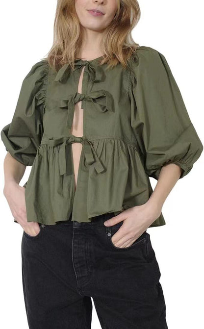 Blusas casuales dulces con tirantes y rayas para mujer