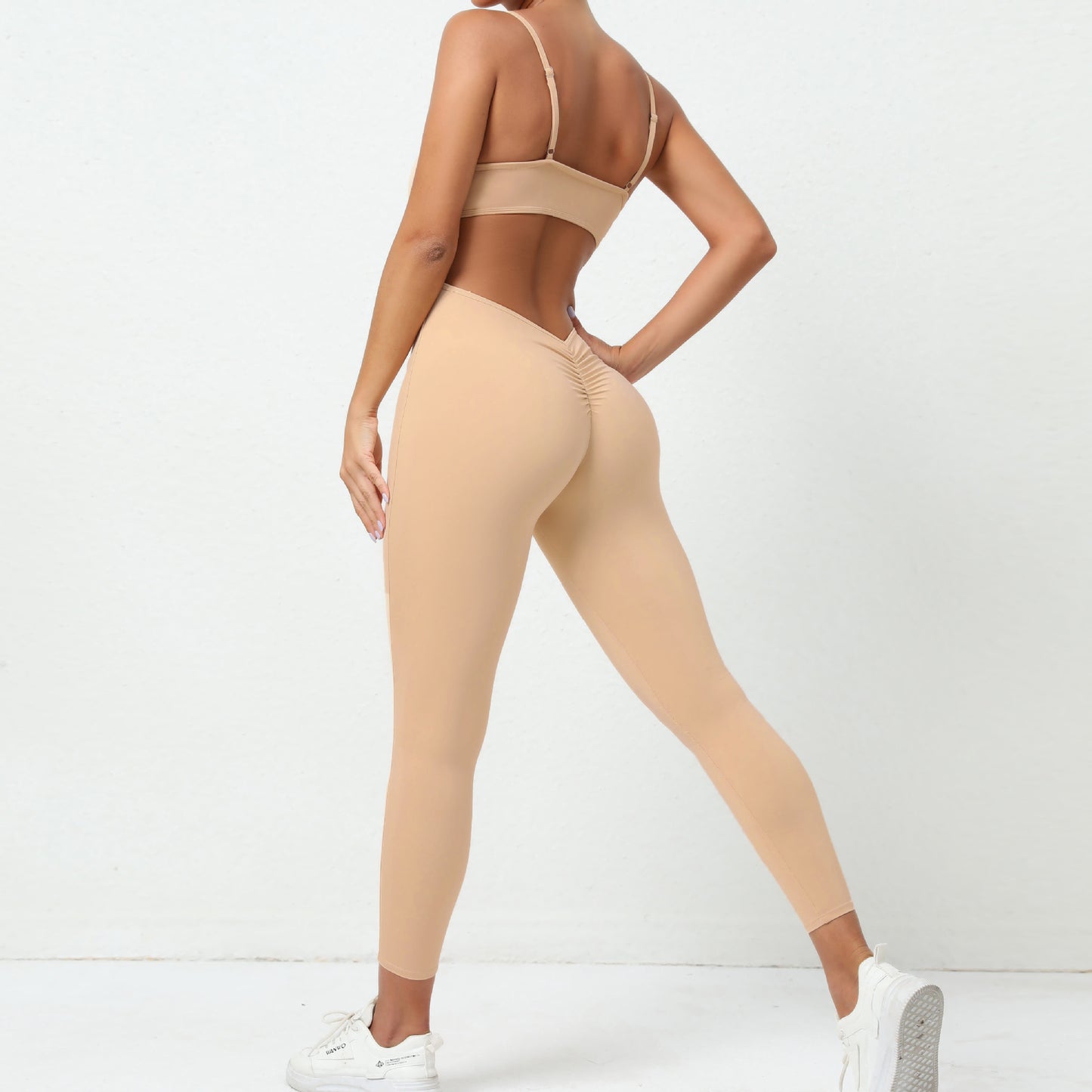 Women Fashion Casual Solid Color Skinny Sports Jumpsuit