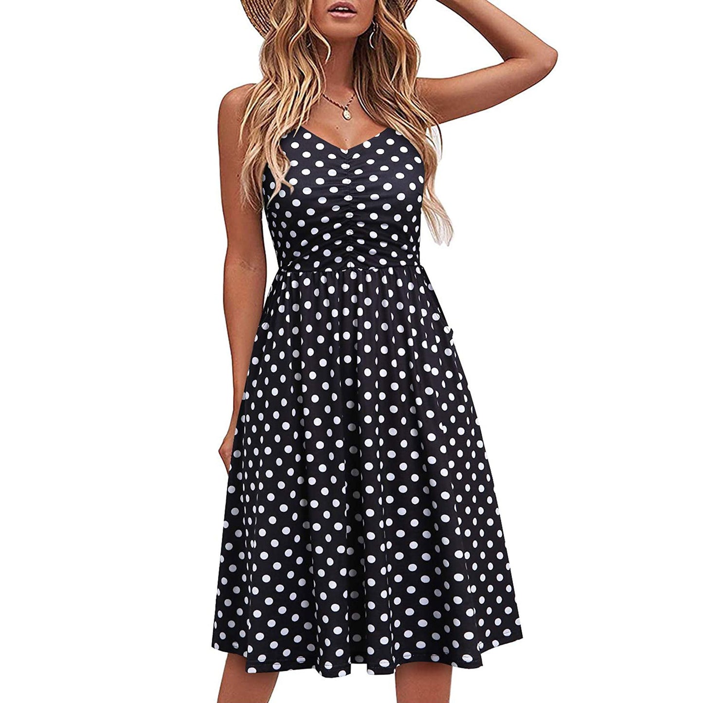Summer Casual Vacation Women Floral Print Sundress
