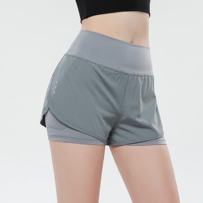 Women'S Casual Yoga High Waist Sports Shorts