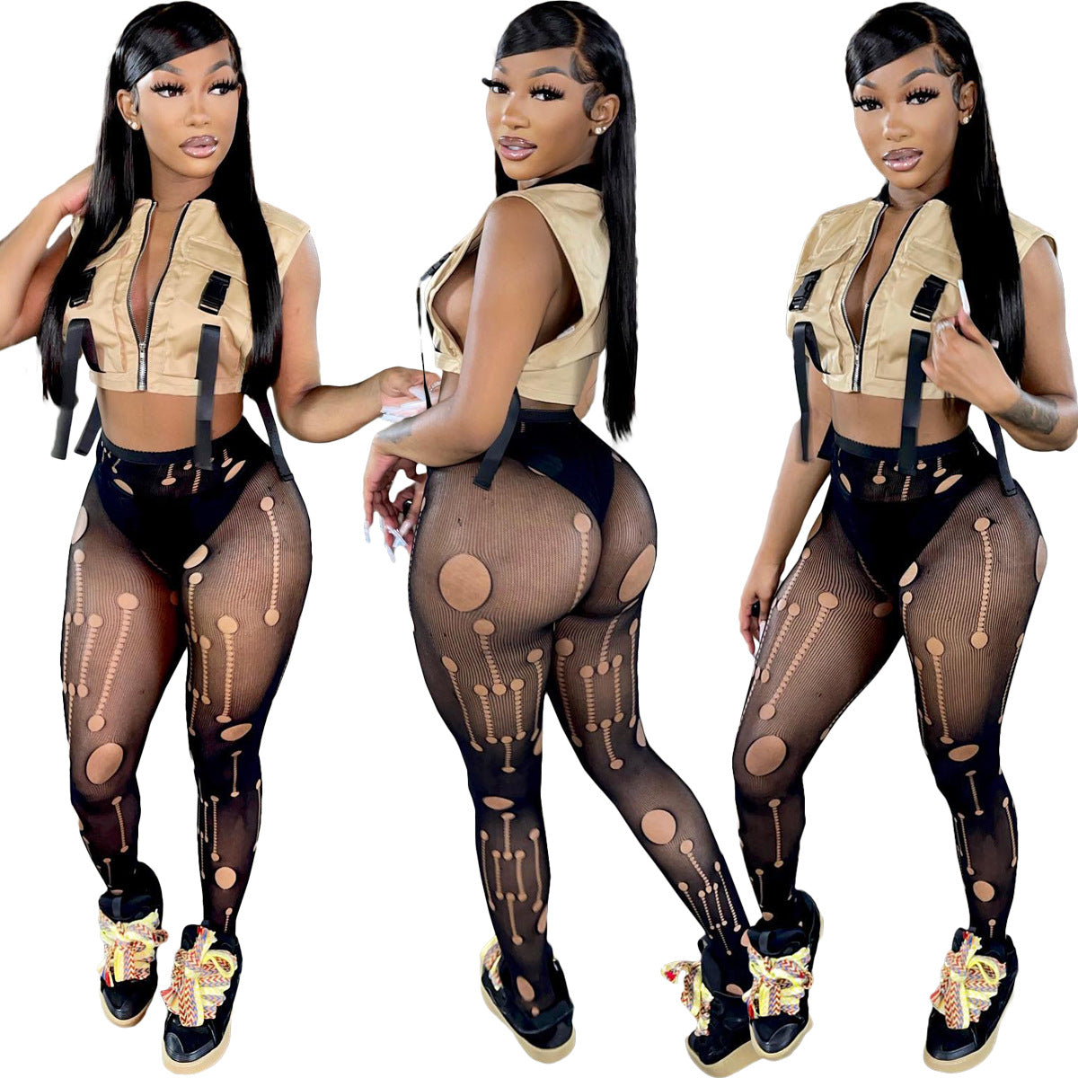 Als286 Pantimedias casuales, sexys, de moda, para primavera y verano, en 5 colores