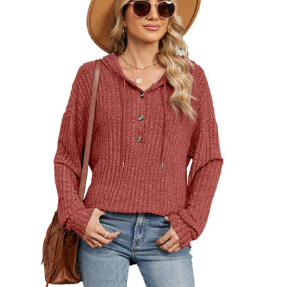 Sudadera con capucha de manga larga holgada informal de moda para mujer de otoño e invierno