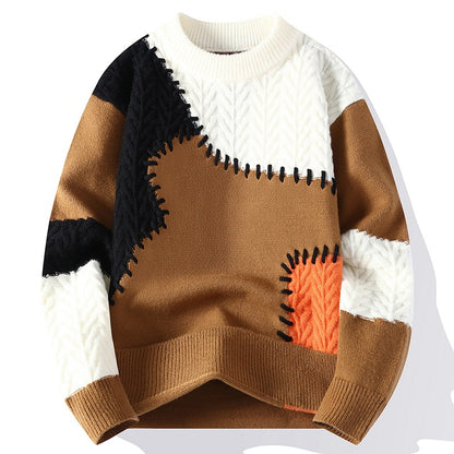 Plus Size Autumn And Winter Women Loose Casual Thickened Warm Knitted Sweater
