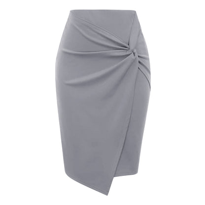 Women Printed Casual Hip Midi Skirt