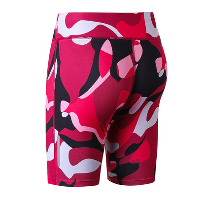 Women'S Casual Fitness Quick-Drying Tight Sports Cropped Biker Shorts