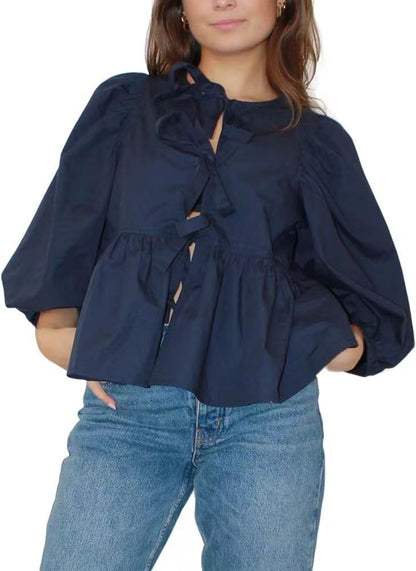 Blusas casuales dulces con tirantes y rayas para mujer