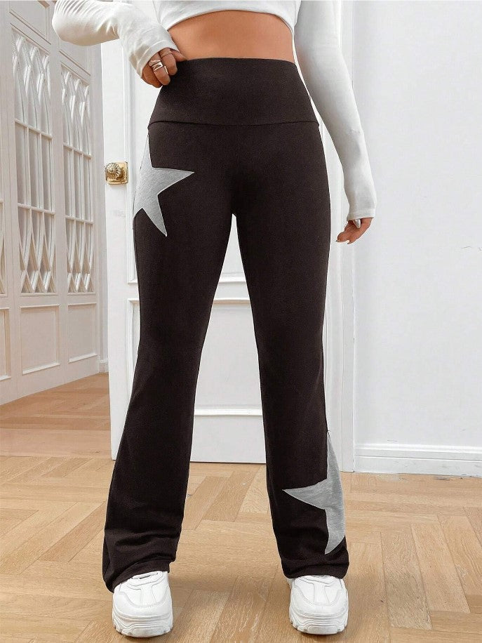Women Fashion Casual Five-Pointed Stretch Tight High Waist Micro Pants