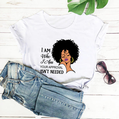 Women Casual Summer Round Neck Graphic Print Short Sleeves Colored T-shirt