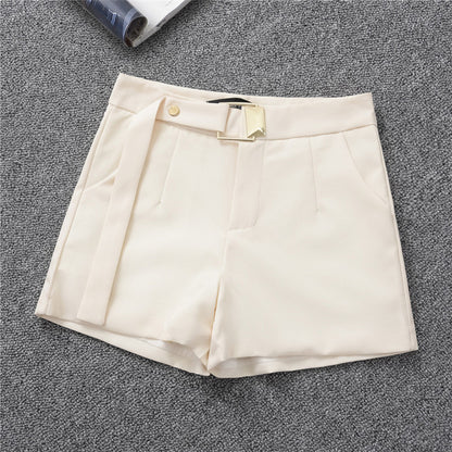 S-3XL Women Summer Casual Loose High Waist Wide Leg A-Line Shorts