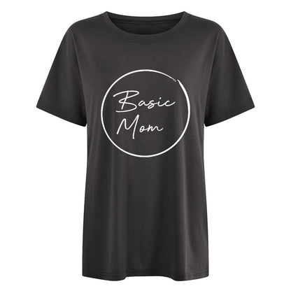Camiseta estampada informal para el Día de la Madre para mujer