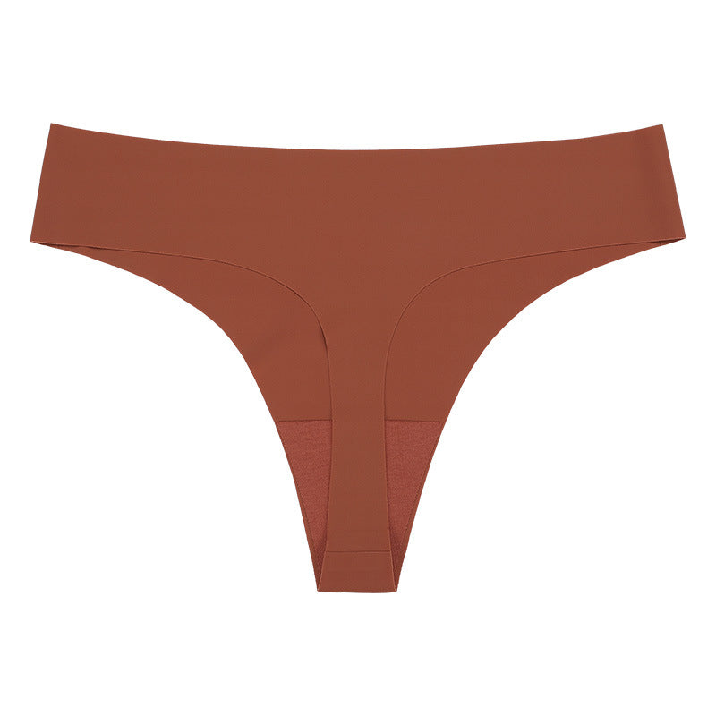 Women Low-waist Breathable Solid Color Quick-drying Casual Panty