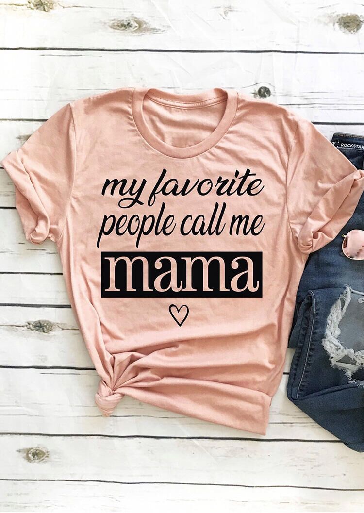 Camiseta informal de cuello redondo y manga corta para mujer con estampado de letras y eslogan