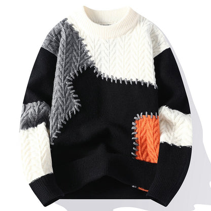 Plus Size Autumn And Winter Women Loose Casual Thickened Warm Knitted Sweater