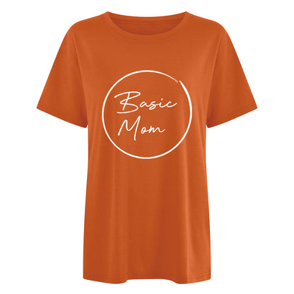 Camiseta estampada informal para el Día de la Madre para mujer