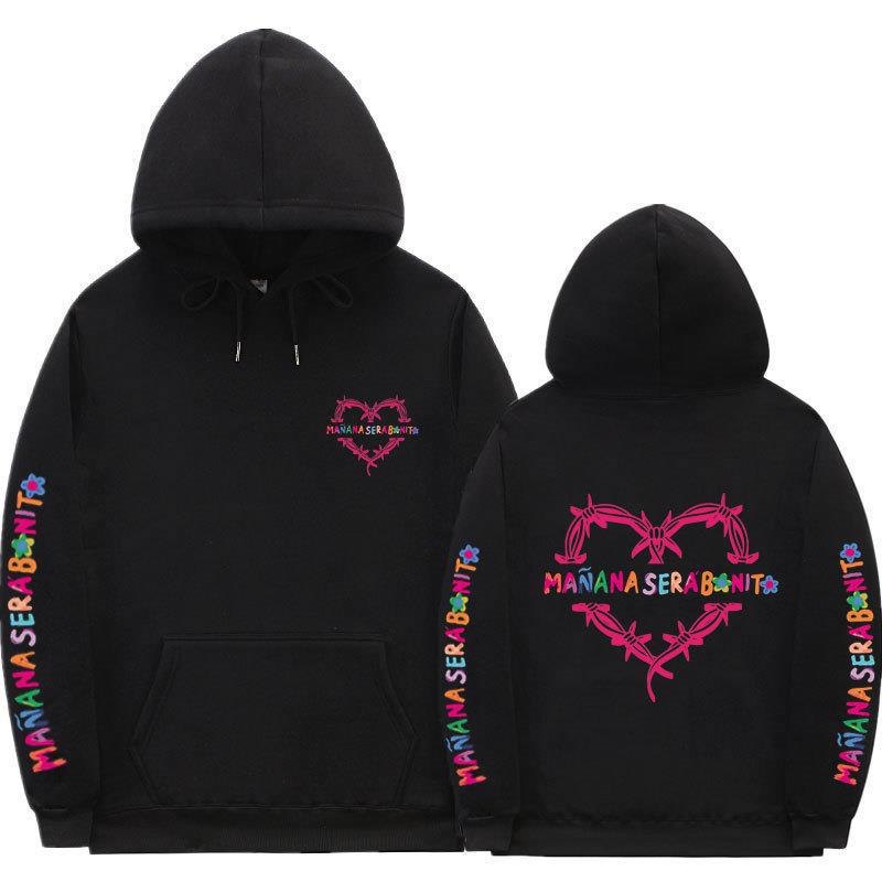 Sudadera con capucha informal con estampado de letras para mujer