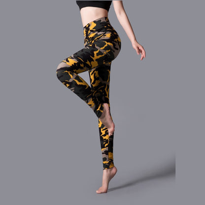 Women Casual High Waist Leopard Print Skinny Leggings