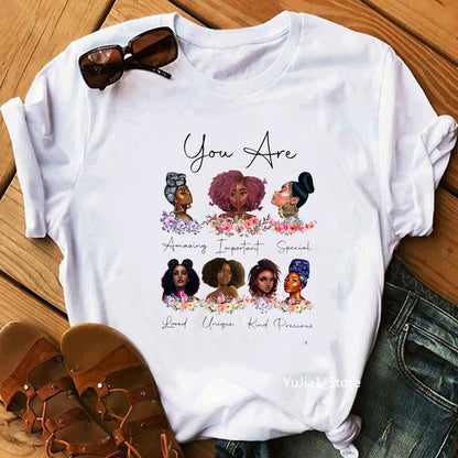 Camiseta informal de verano para mujer, de manga corta, cuello redondo y estampado de eslogan gráfico
