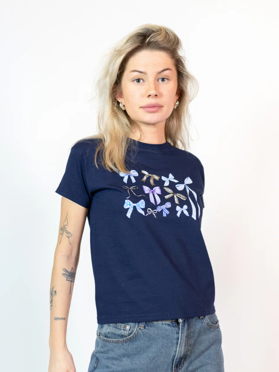Camiseta de manga corta con estampado casual de moda para mujer