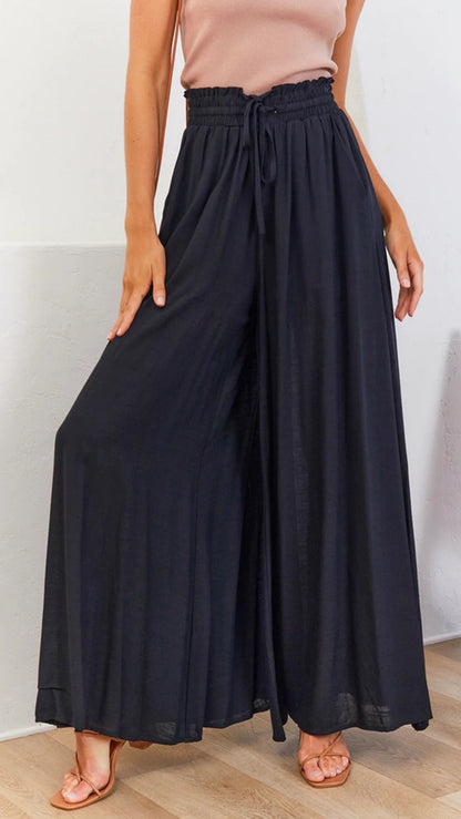 Summer Women Fashion Printed Loose Casual Wide-Leg Pants