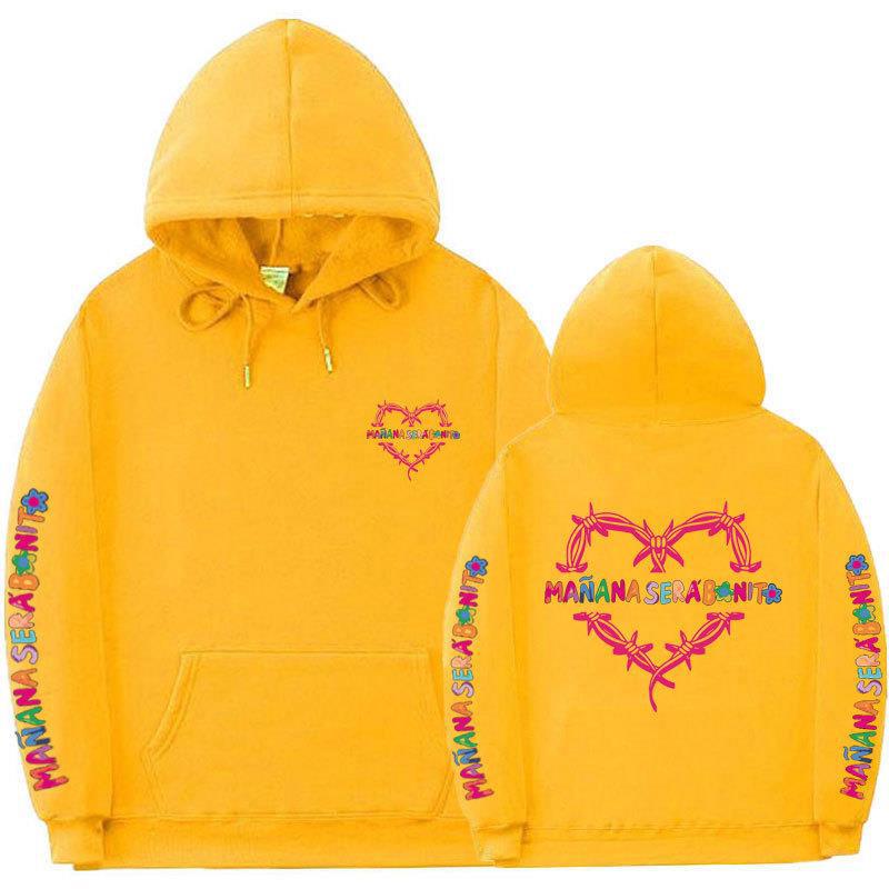 Sudadera con capucha informal con estampado de letras para mujer