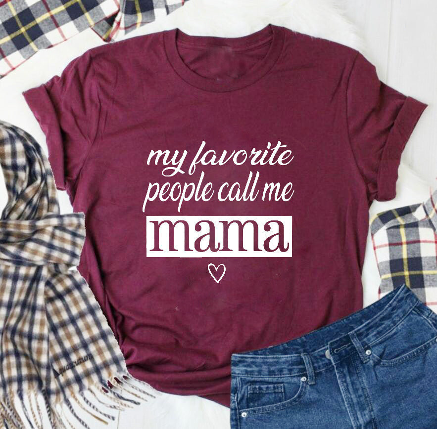 Camiseta informal de cuello redondo y manga corta para mujer con estampado de letras y eslogan