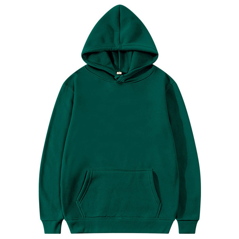 Men Women Spring Autumn Fashion Casual Versatile Solid Color Long Sleeve Hoodies