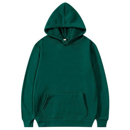 Men Women Spring Autumn Fashion Casual Versatile Solid Color Long Sleeve Hoodies