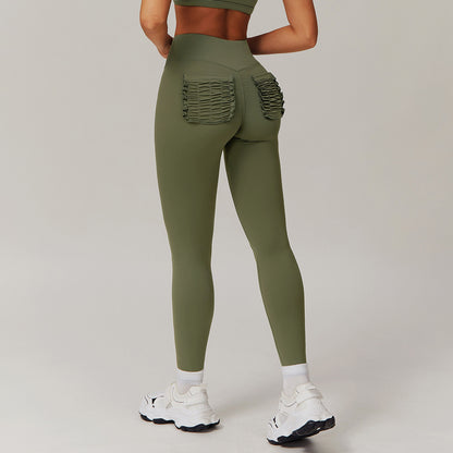 Women Fashion Casual High Waist Fitness Wide Leg Flared Yoga Sports Legging