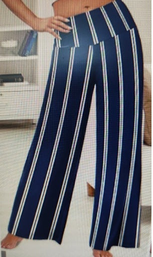 Women Casual Solid Color Wide Leg Pants