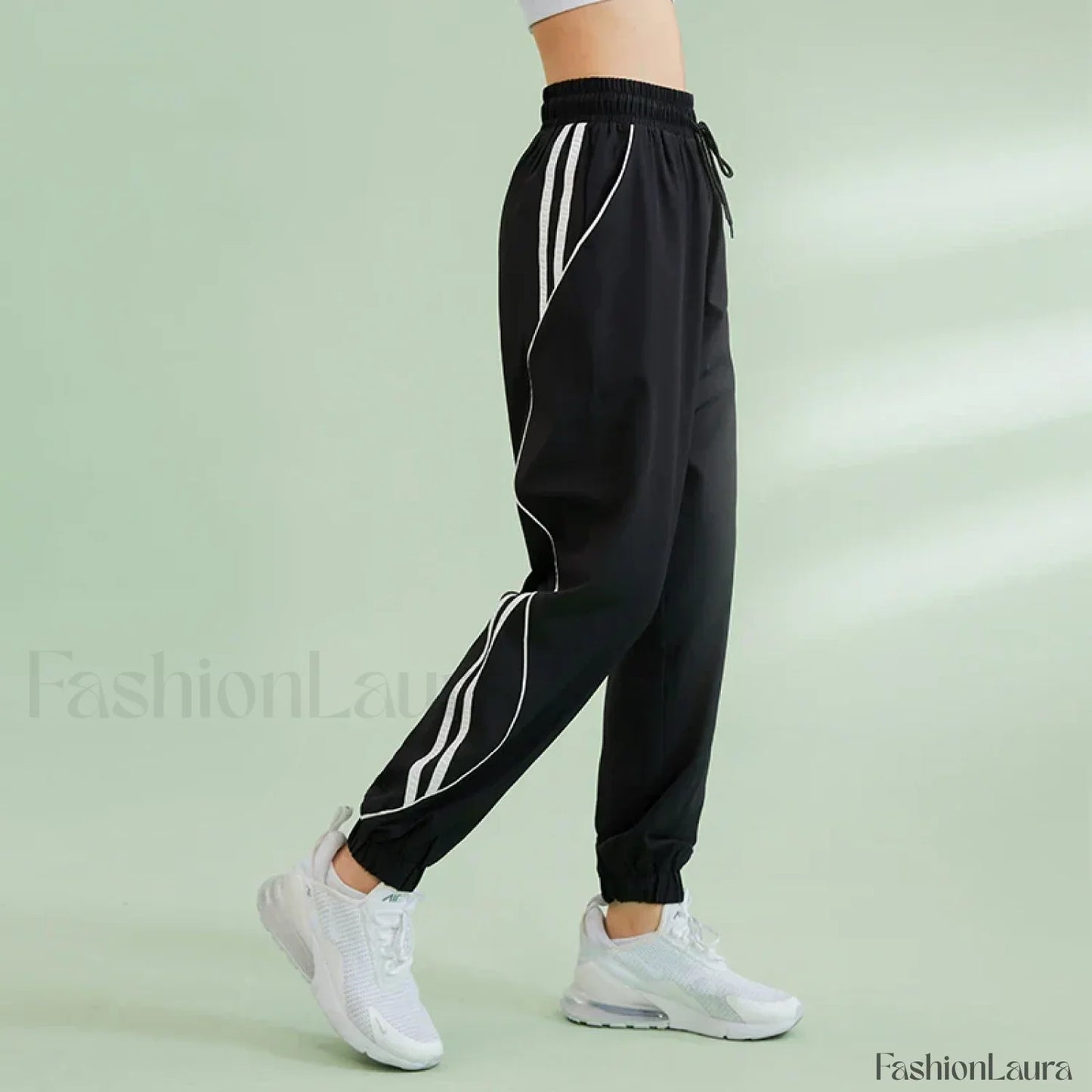 Contrasting Colors Side Pocket Sweatpants