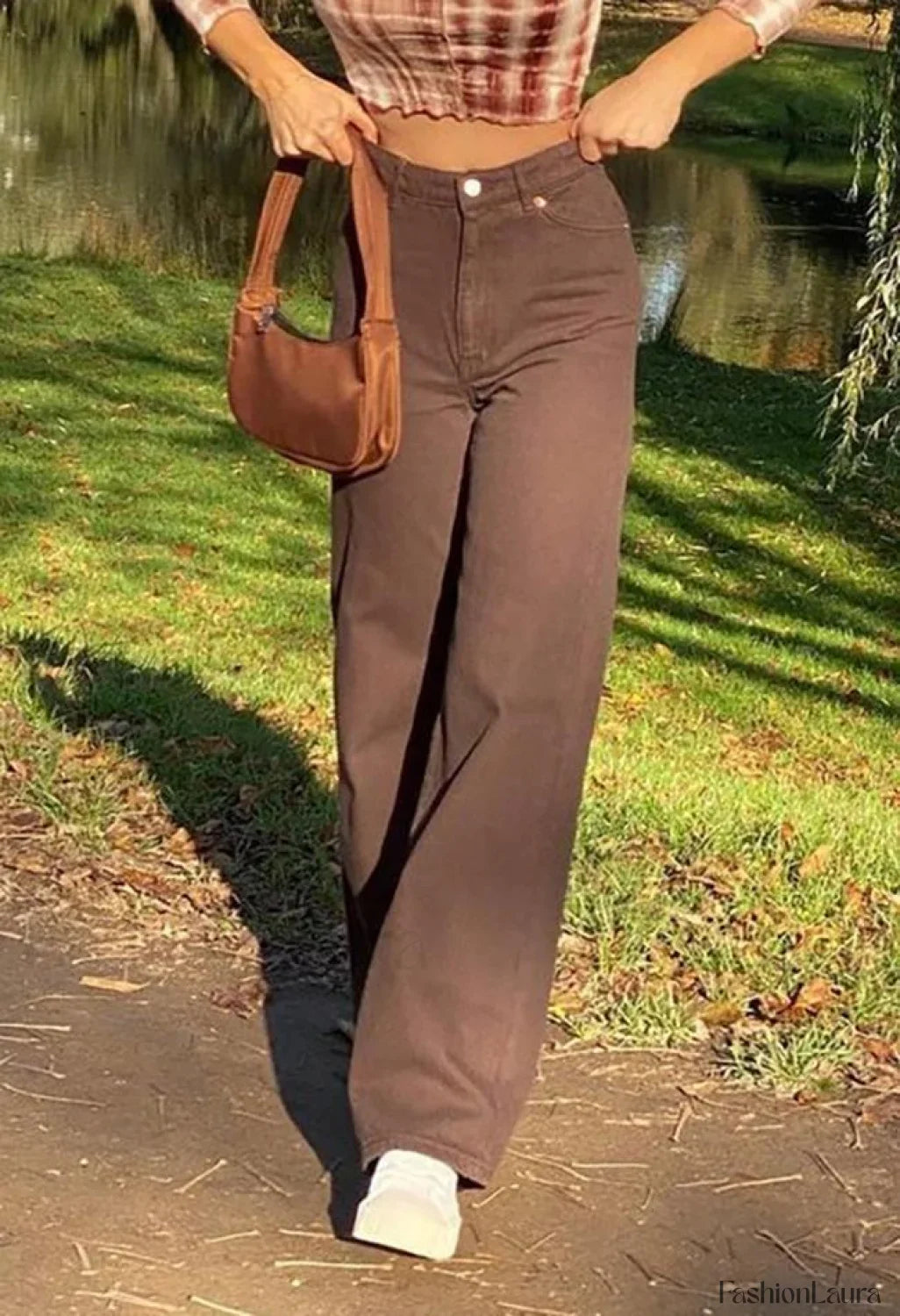 Corduroy Straight Leg Pants