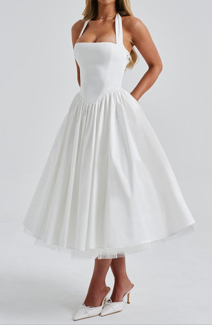 Chloe Midi Dress - Ivory