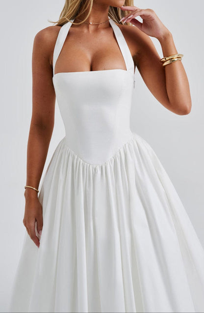 Chloe Midi Dress - Ivory