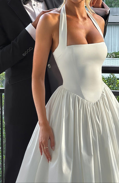 Chloe Midi Dress - Ivory