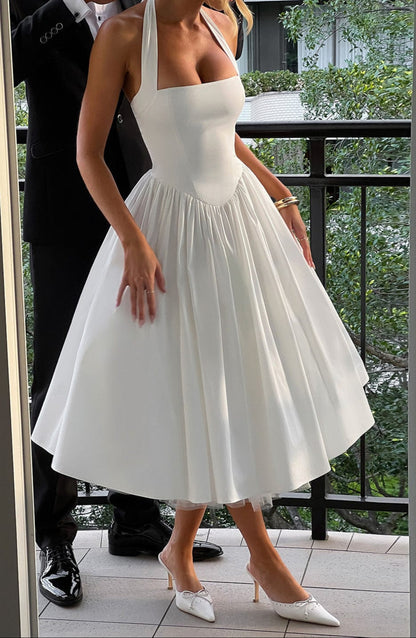 Chloe Midi Dress - Ivory