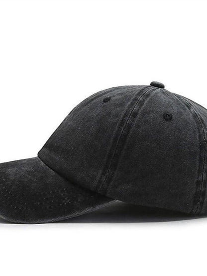Baseball Cap Adjustable Buckle Pure Color Sports for Women